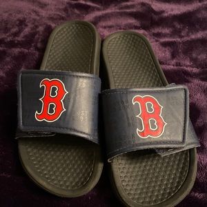 Red Sox Slip On Sandals – Size youth 4